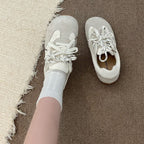 Damen Sneaker mit modischem Sternen-Design und rutschfester Sohle R&B