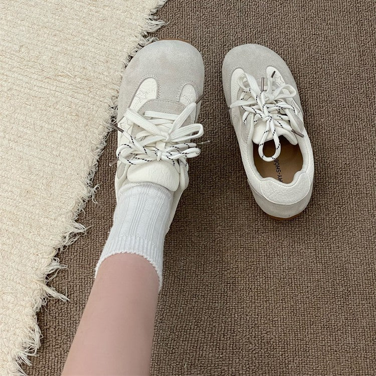 Damen Sneaker mit modischem Sternen-Design und rutschfester Sohle R&B
