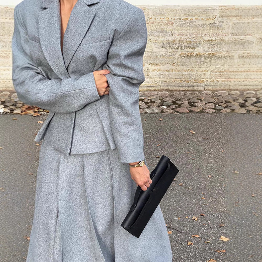 Damen Oversize Wollblazer im modernen Schnitt R&B
