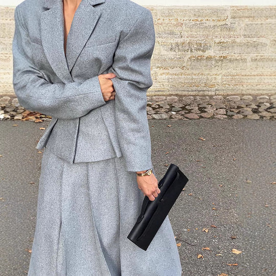 Damen Oversize Wollblazer im modernen Schnitt R&B