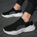 Damen Atmungsaktive Sneaker mit elastischem Strick-Obermaterial