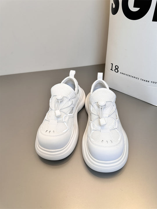 Damen Sportliche Sneakers mit atmungsaktiver Mesh-Oberfläche R&B