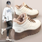 Damen hochgeschnittene Sneakers mit warmem Innenfutter und komfortablem Laufprofil R&B