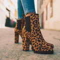 Damen nan Chelsea-AnklR&Boots mit Plateau, robustem Traktorprofil und Wildlederoptik R&B