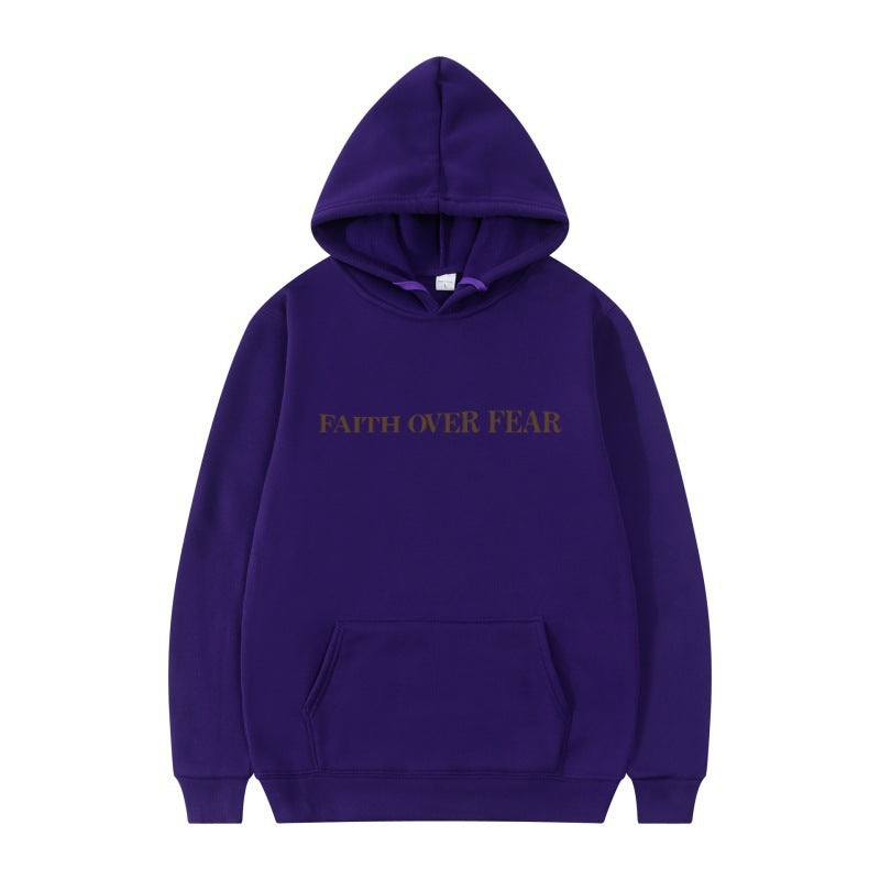 Damen Kapuzenpullover mit inspirierendem Schriftzug und hochwertiger Baumwolle R&B