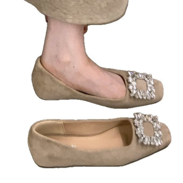 Damen Ballerinas mit funkelndem Schmuckdetail und bequemer Sohle R&B