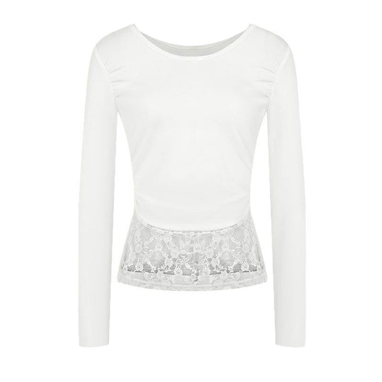 Damen elegantes Oberteil mit raffinierten Rüschendetails R&B