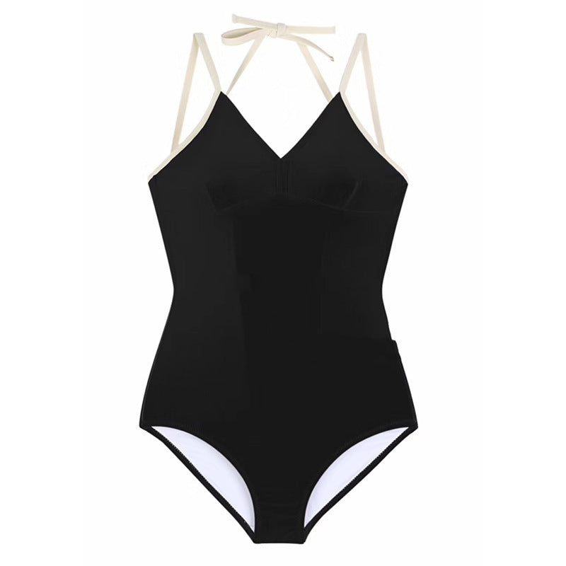 Damen Eleganter Hoch geschnittener Schwimmanzug R&B