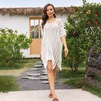Damen gehäkelter Strandüberwurf R&B