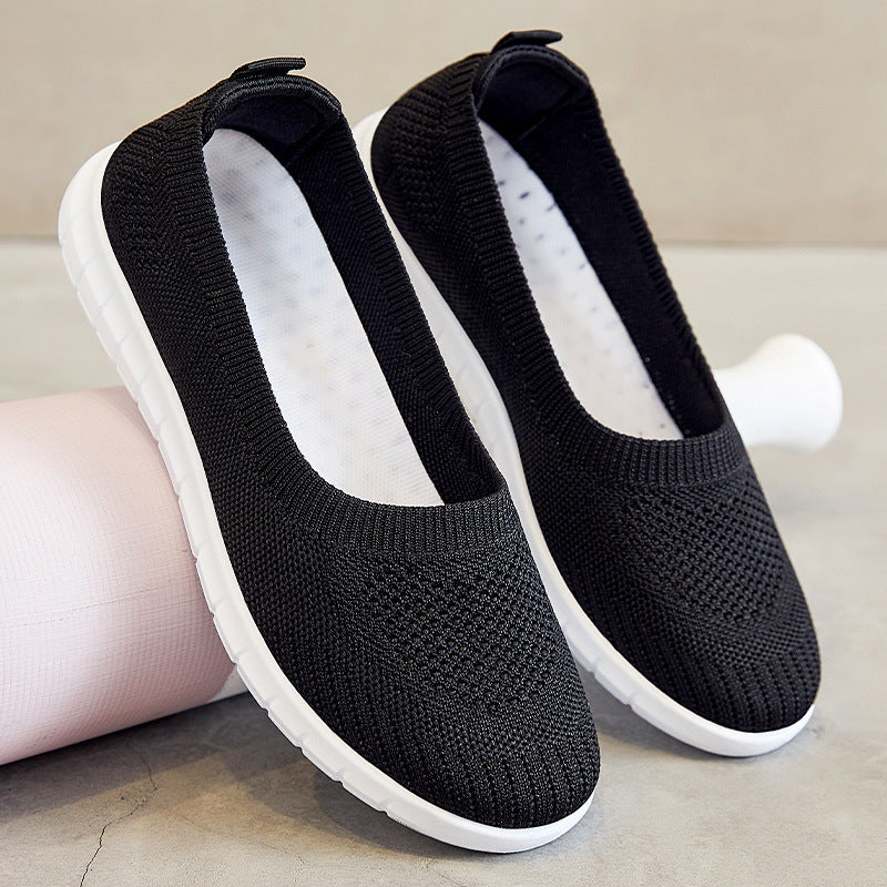 Damen Bequeme Knit-Slipper mit leichter Sohle R&B