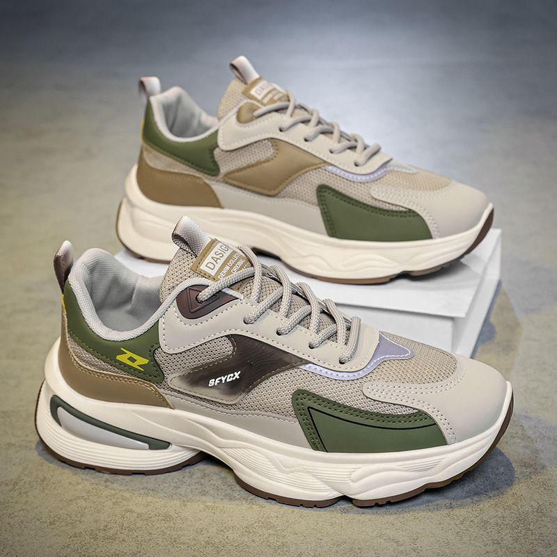 Damen Chunky Sneakers mit sportlichem Design und atmungsaktiver Mesh-Oberfläche R&B