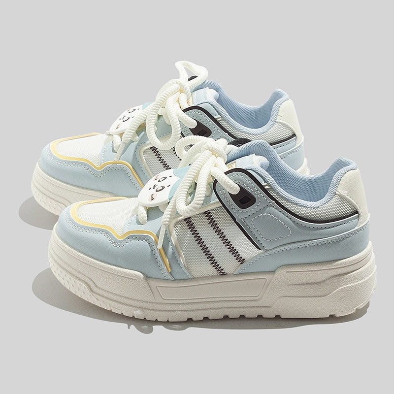 Damen Verspielte Sneakers mit tierischen Applikationen und bequemer Dämpfung