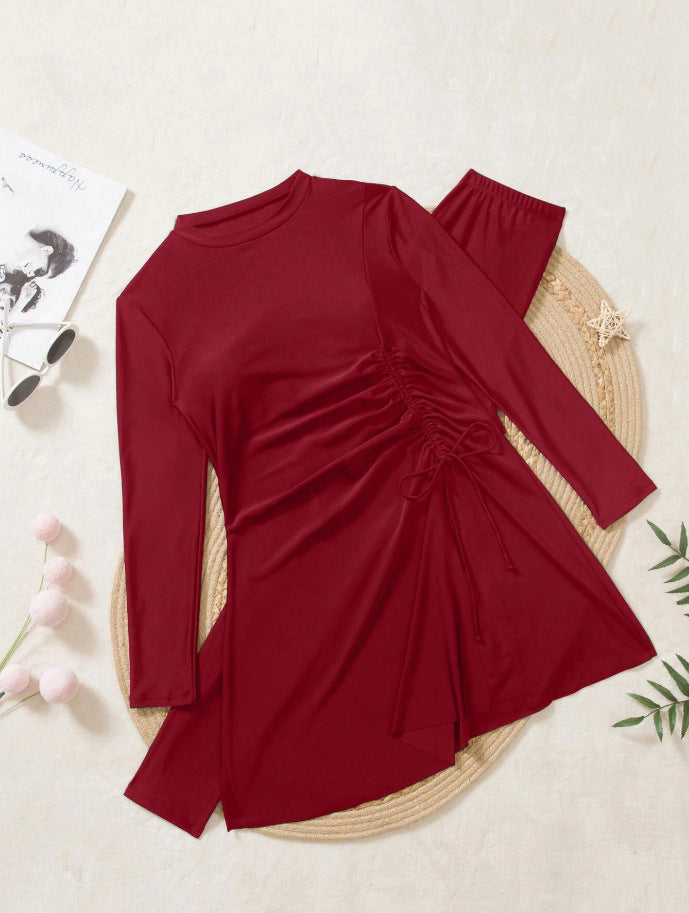 Damen Sportliches Strandoutfit mit modischem Wickel-Design R&B