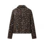 Damen oversized Leopardjacke R&B