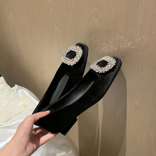 Damen Edle Pumps mit funkelndem Schmuckdetail und bequemer Innensohle R&B