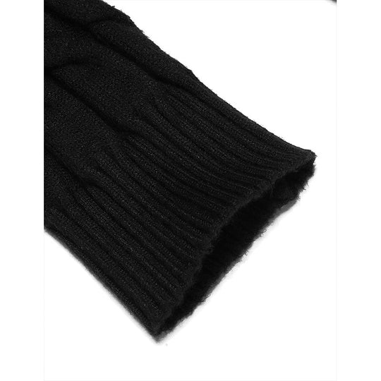 Herren modischer Rollkragenpullover mit Zopfmuster R&B