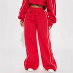 Damen lässiger Crop-Top Hoodie R&B