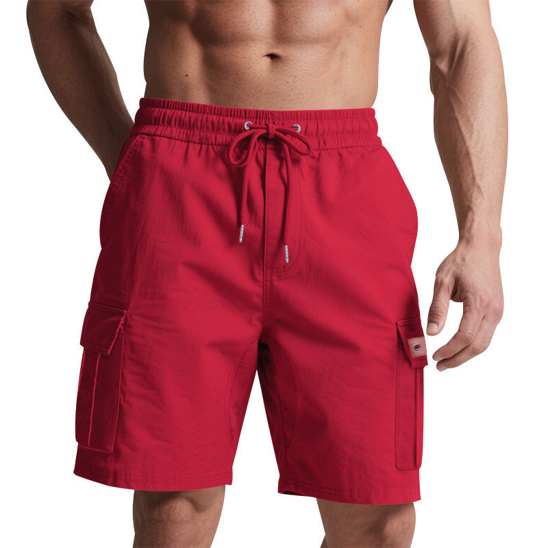 Herren Cargo-Shorts mit elastischem Bund und praktischen Taschen R&B