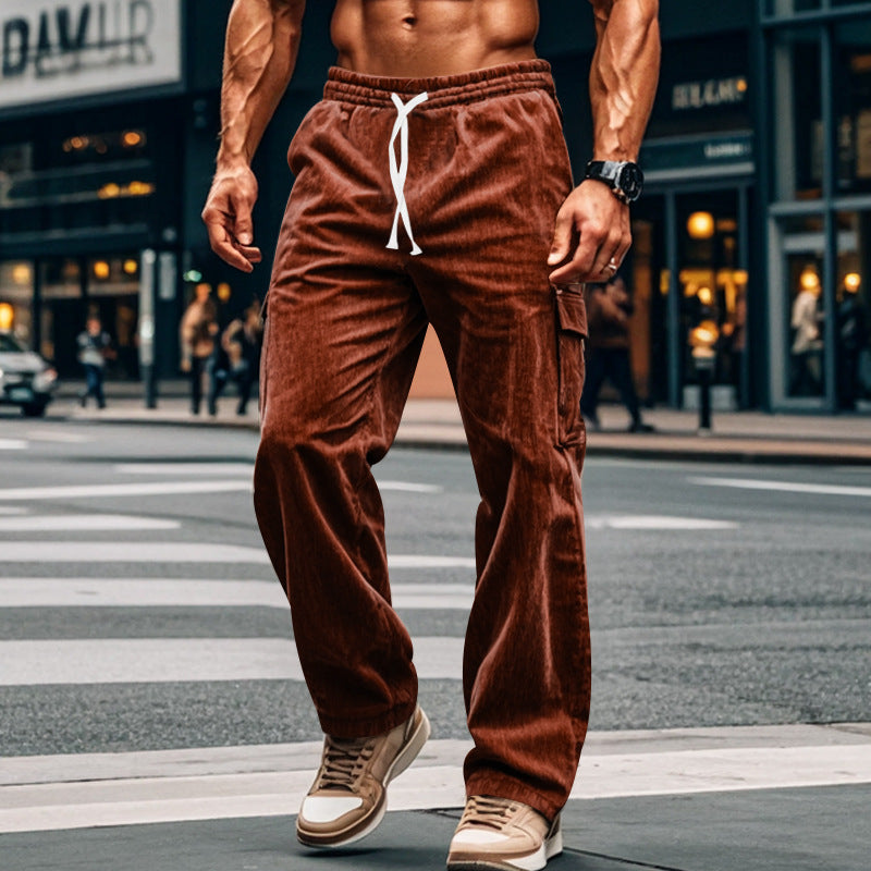 Herren Cargo-Hose mit praktischen Seitentaschen und entspanntem Schnitt R&B
