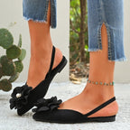 Damen elegante Slipper mit dekorativen Blumenapplikationen R&B