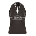 Damen Elegantes Haltertop mit raffinierten Details R&B