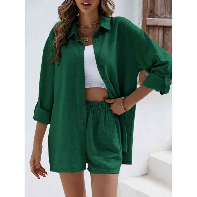 Damen lässiges Oberteil und Shorts Set Heidi-Mode