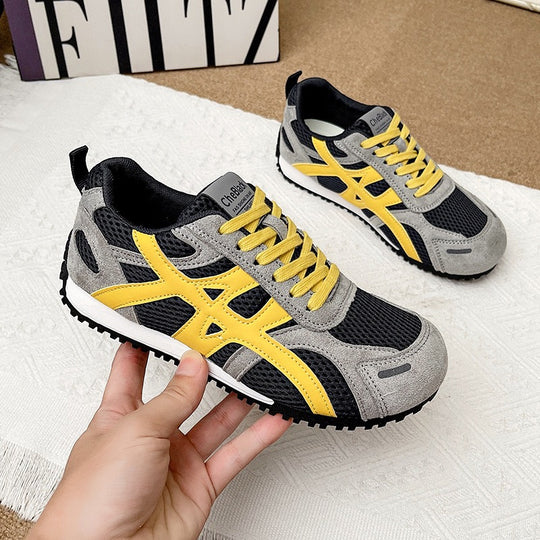 Damen Sportliche Lightweight Sneakers mit atmungsaktivem Obermaterial und rutschfester Sohle R&B