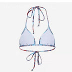 Damen Triangel-Bikini mit verspieltem Mandala-Muster