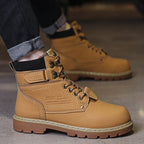Damen robuste Schnürstiefel mit wasserdichtem Obermaterial