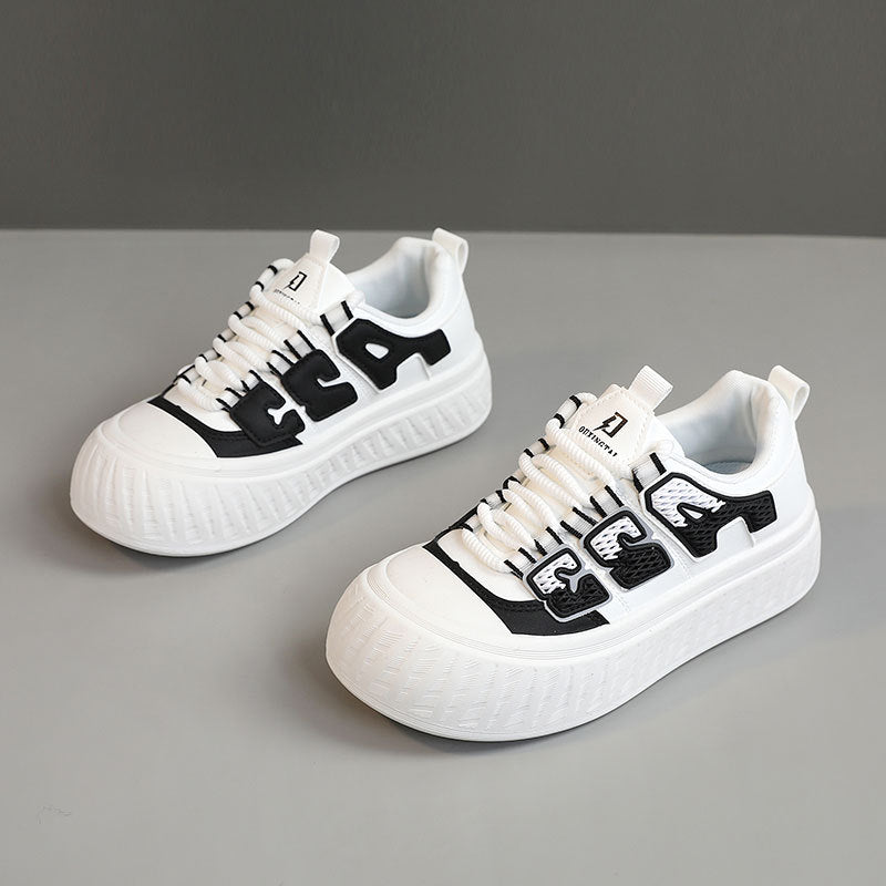 Damen modische Plateau Sneakers mit innovativem Design und stoßdämpfendem Profil R&B
