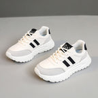Damen sportliche Sneaker mit ergonomischem dämpfenden Sohlenprofil R&B