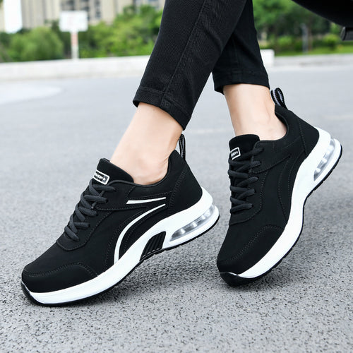 Damen Sportliche Sneakers mit dämpfendem Luftpolstersystem und atmungsaktiver Mesh-Oberfläche R&B
