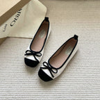 Damen Ballerinas mit eleganter Schleife und hochwertiger Glanzoberfläche R&B