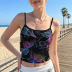 Damen Sommerliches Crop Top EB