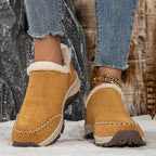 Damen Kuschelige Slipper mit rutschfester Sohle und warmem Innenfutter R&B