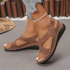 Damen Atmungsaktive Clogs mit elegantem Perforationsdesign und komfortablem Fußbett R&B