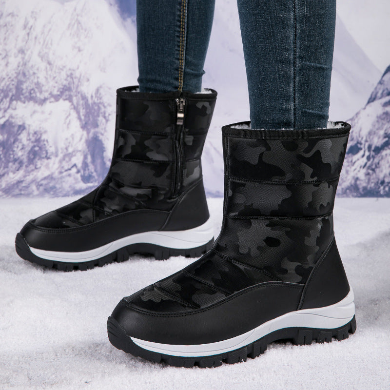 Damen Winterstiefel mit Warmfutter und rutschfester Sohle R&B