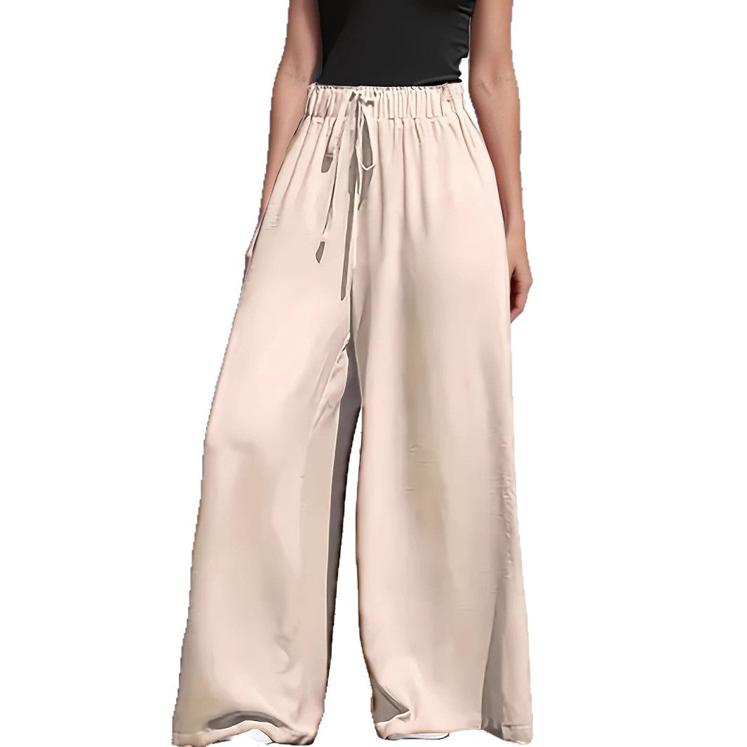 Damen Weite Sommerhose mit elastischem Bund und praktischen Taschen R&B