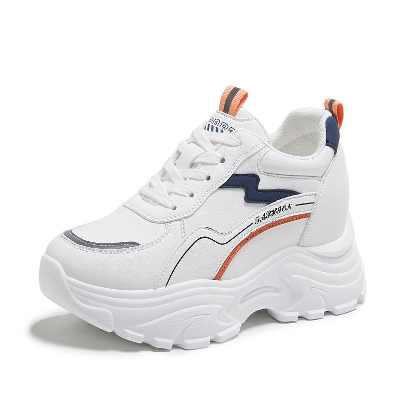Damen Sportliche Sneakers mit dämpfender Profilsohle und atmungsaktive Obermaterialstruktur