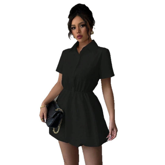 Damen Hemdblusenkleid mit zeitloser Silhouette und tailliertem Design R&B
