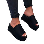 Damen Wedge-Pantoletten mit modischem Camouflage-Design und komfortablem Fußbett R&B