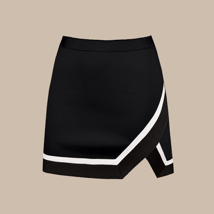 Damen einteiliger Badeanzug mit klassischen Knopfdetails R&B