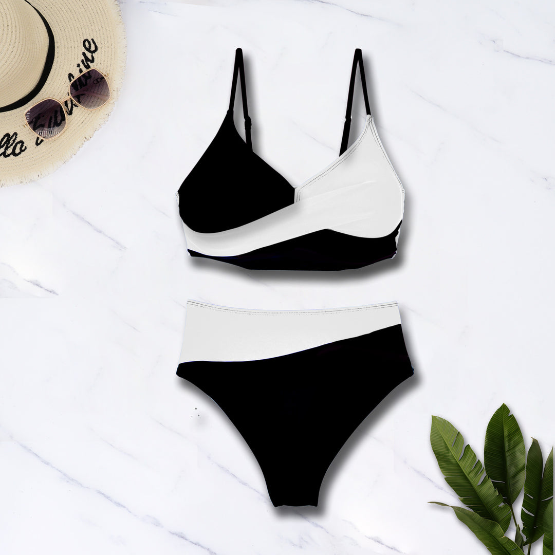 Damen Sportliches Zweiteiler Bikini-Set R&B