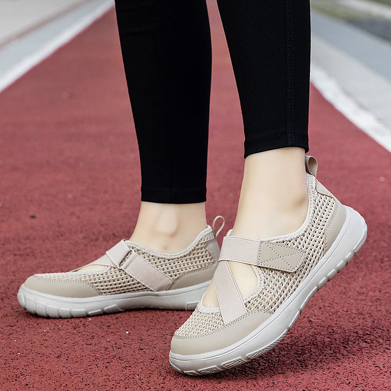 Damen Atmungsaktive Wasserschuhe mit verstellbarem Klettverschluss