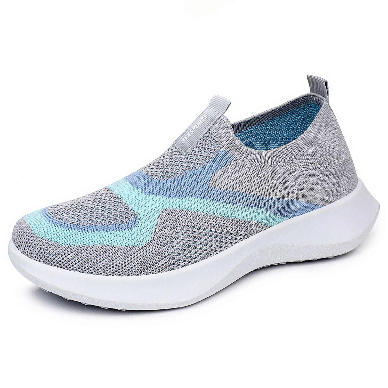 Damen Bequeme Slip-On Sneakers mit innovativem Strickdesign R&B