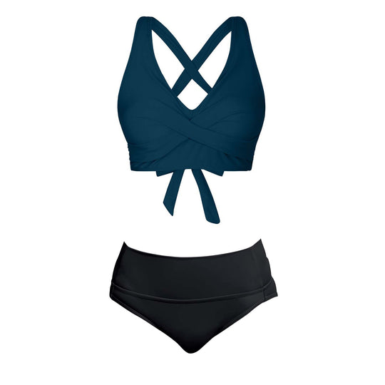 Damen Zweiteiliger Badeanzug mit floralem Design R&B