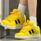 Damen Sportliche Sneakers mit atmungsaktivem Mesh und eleganter Schnürung R&B