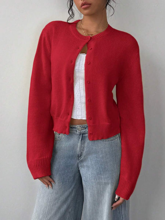 Damen Strickjacke im Oversized-Stil R&B