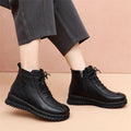 Damen Fashionable Stiefeletten mit hohem Komfort und modischem Reißverschluss R&B