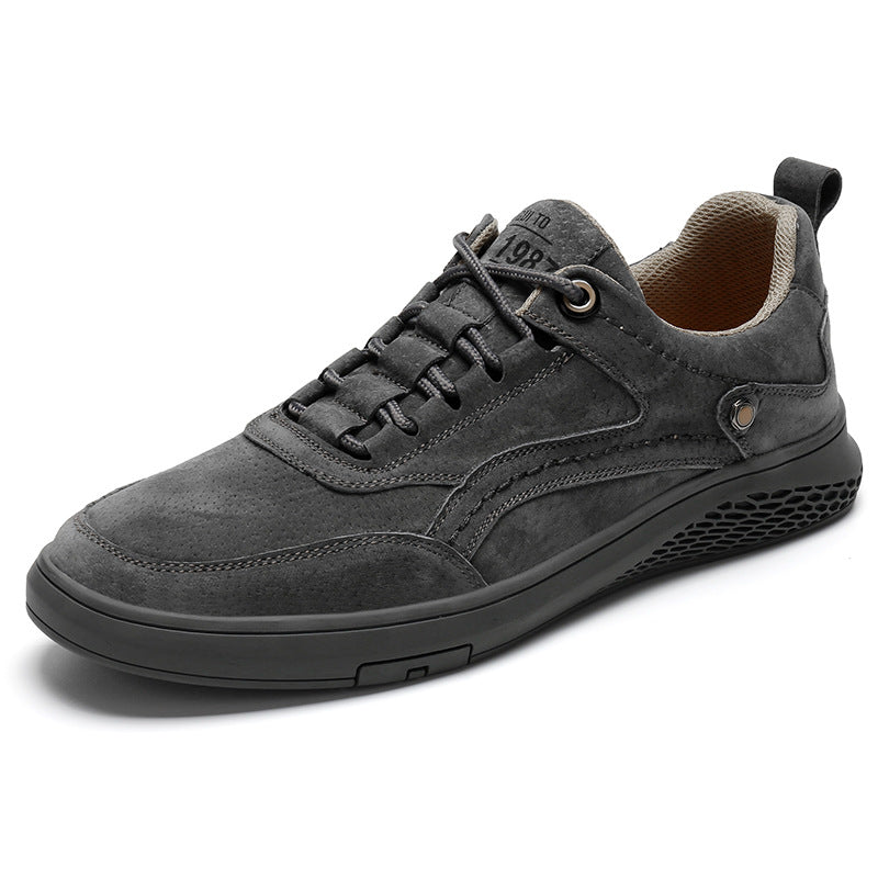 Herren Bequeme Sneaker aus hochwertigem Wildleder mit atmungsaktiver Sohle R&B